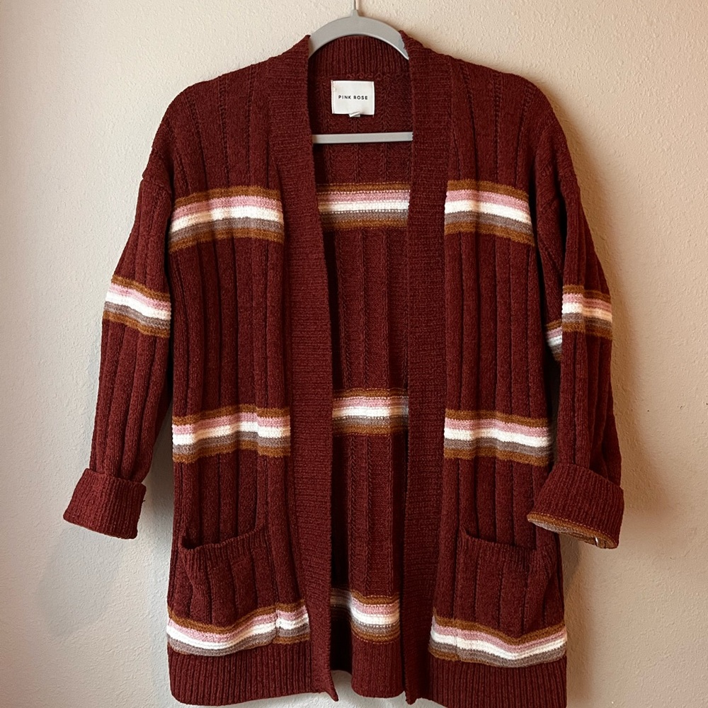 Women’s Pink Rose Cardigan